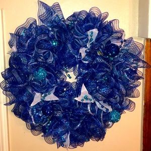 Mesh Christmas wreath